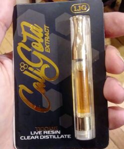 Selection of Cali Gold Extracts cannabis products, including vape cartridges and concentrates, known for their premium quality, purity, and rich flavors